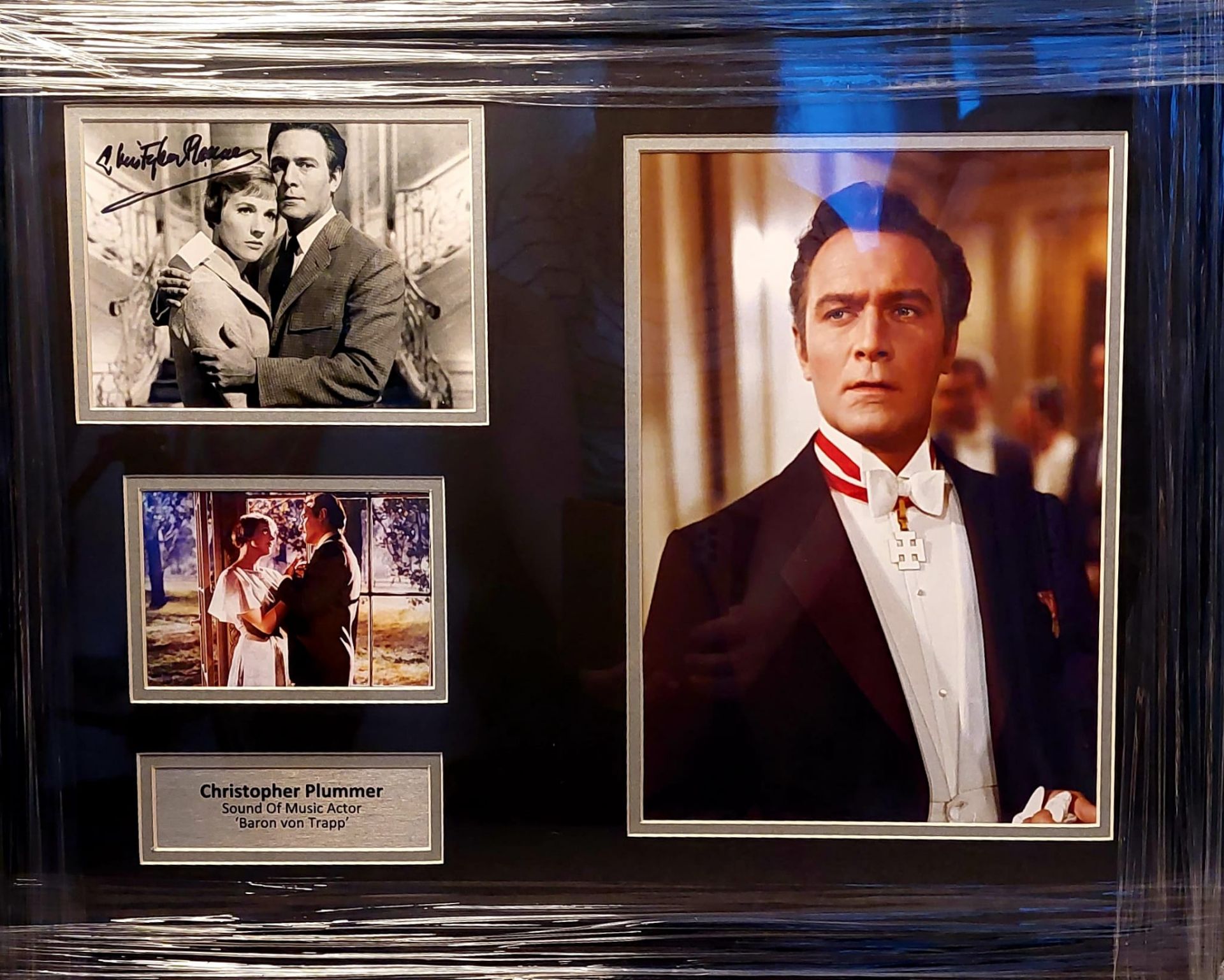 Christopher Plummer Signed And Framed A Sound Of Music Display With Certificate Of Authenticity