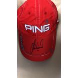 Lee Westwood Signed Ping Hat With Certificate Of Authenticity