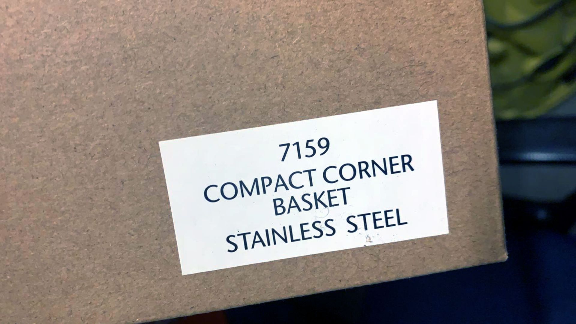 Compact Corner Basket 7159 Stainless Steel These bathroom fittings are durable enough to cope with ( - Bild 2 aus 2