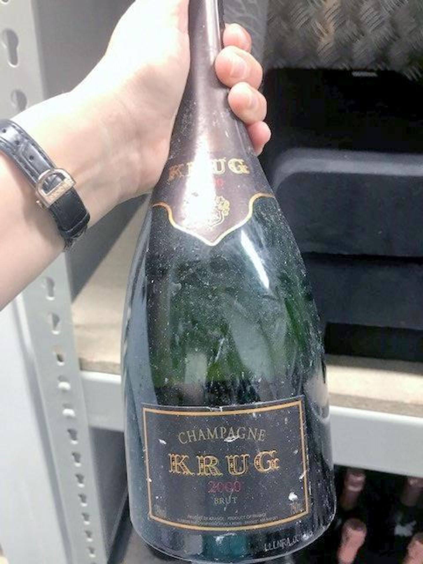 Champagne Agne-Krug Vintage Brut 2000 1 X Bottle Bin Number (1618)