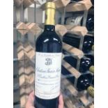 Red Wine - - Chateau Vieux Sarpe St Emilion Grand Cru 2007 1 X Bottle Bin Number (4026/2007)