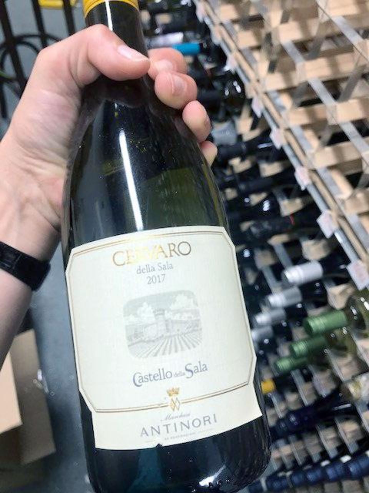 White Wine --Cervaro Della Sala 2017 1 X Bottle Bin Number (2385)