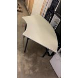 10 x Burgess 4ft half moon banquet tables ( Buyers contractor to remove at own cost)