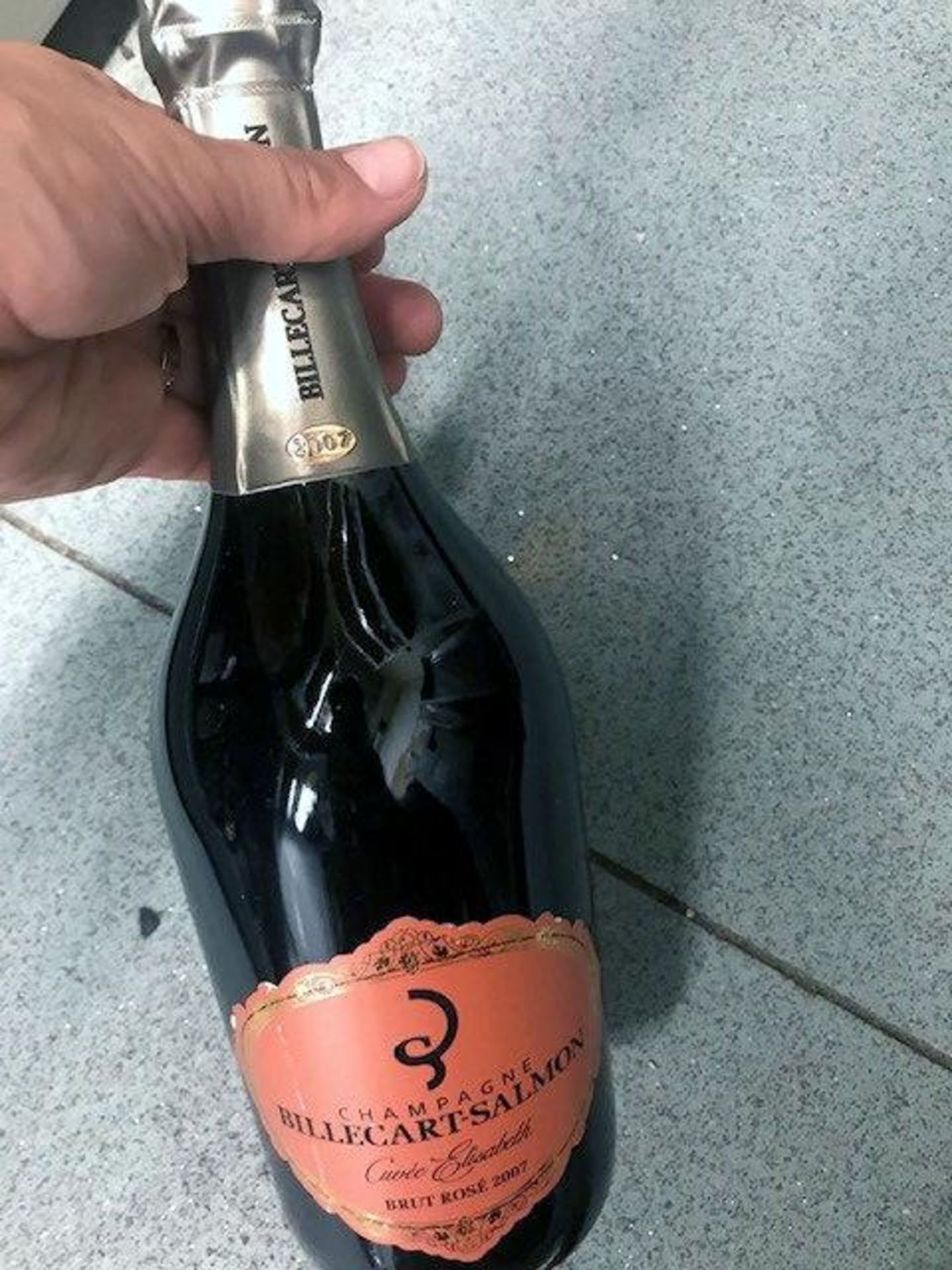 Champagne -Billecart Salmon Cuvee Elisabeth Rose 2007 1 X Bottle Bin Number (1603)