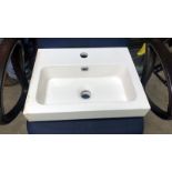 5 x Deuco MS12 Square Mineral Stone basin, one tap hole 61 x 46 x 16.5cm ( Buyers contractor to