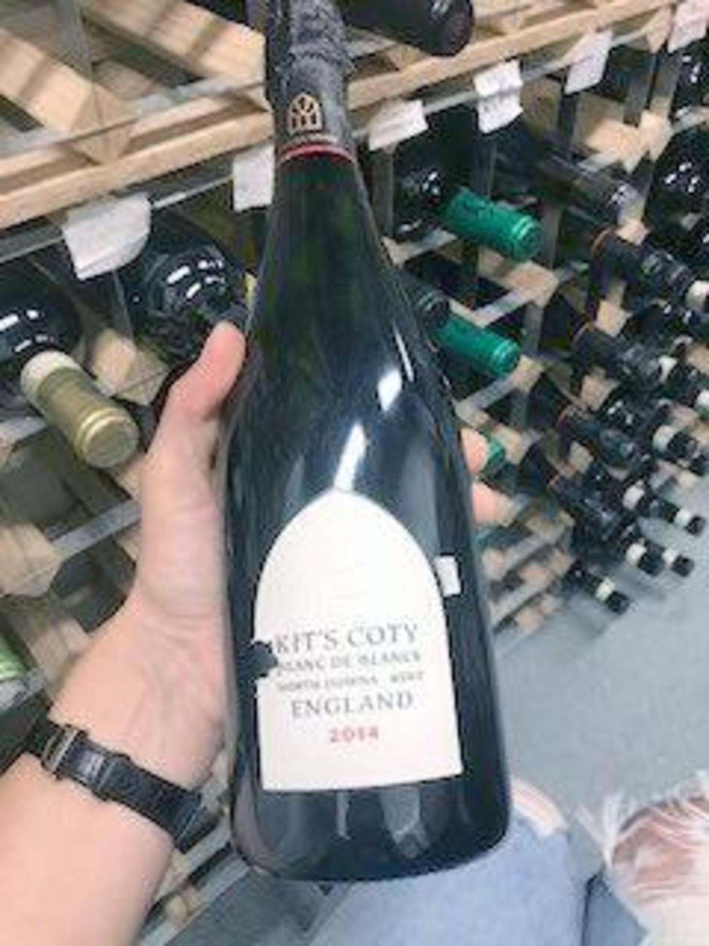 White Wine --Kits Coty Blanc De Blanc 2014 1 X Bottle