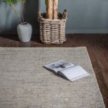 Castillo Rug Champagne This Luxurious Handwoven Tonal Rug Features A Short Loop Pile With A Plain