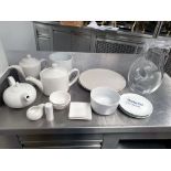 A very large quanaity of hotelware including bowls, plates, jugs, ramekins, sauce pots, jugs etc