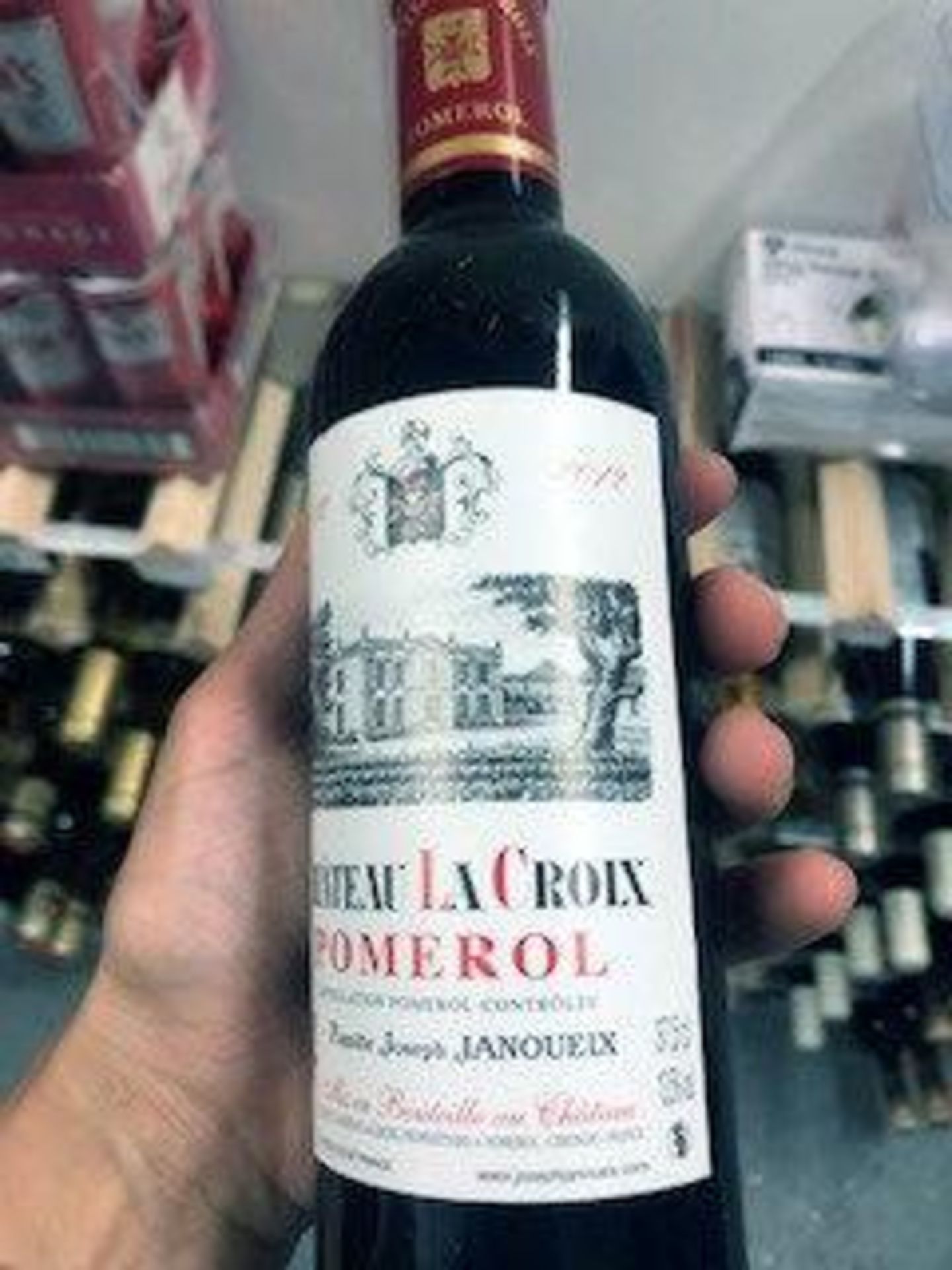 Red Wine - -1/2 Chateau La Croix Pomerol 2012 1 X Bottle