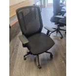 5 x Bestuhl ergonomics Black Mesh Task Chairs Dimensions: W: 635mm D: 550mm H: 1020mm-1105mm