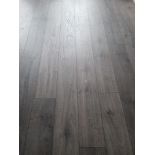 Dartmoor Oak grey laminate flooring approximately 6m x 8m ( Room 1) ( Buyers contractor to remove at