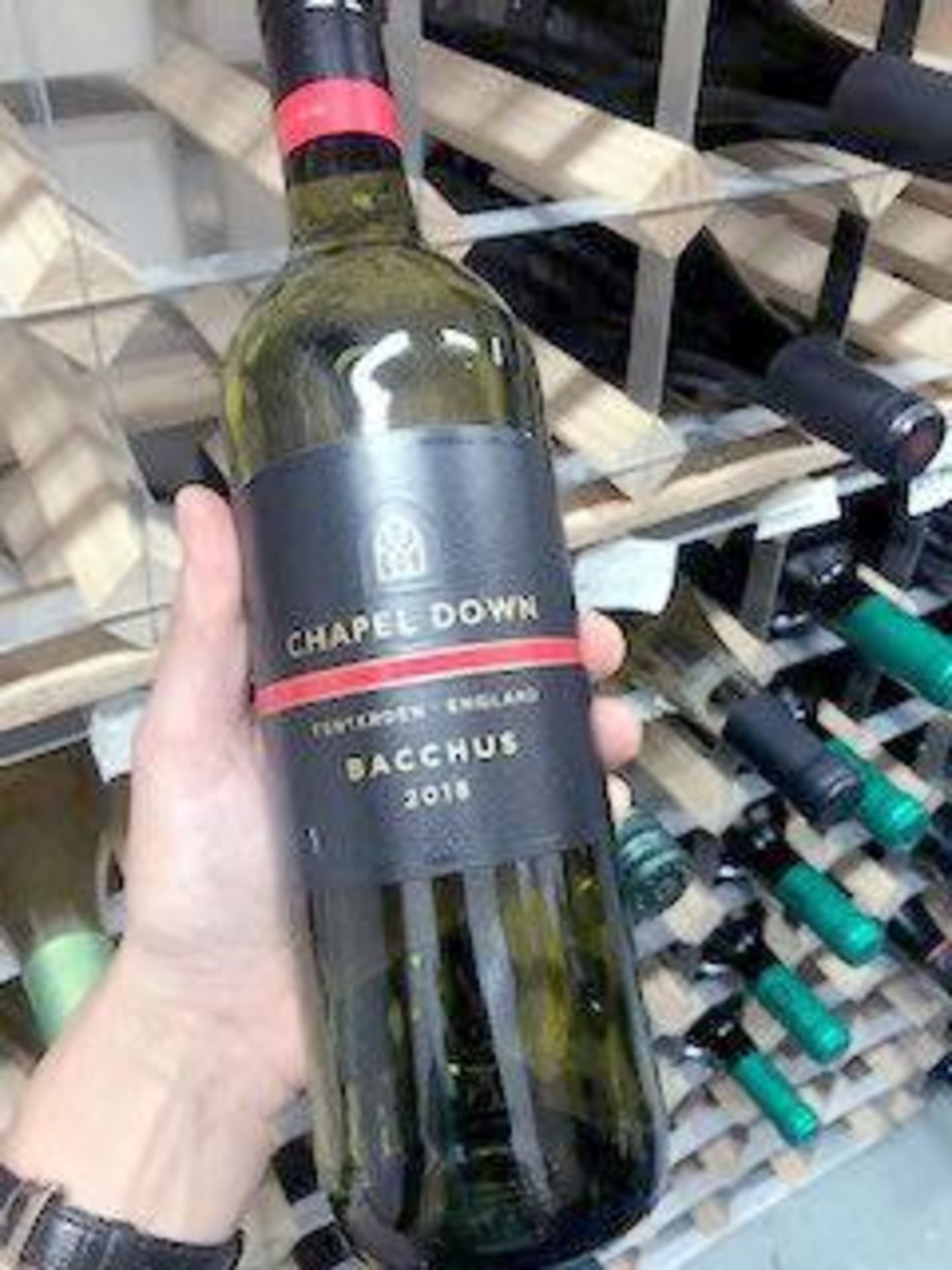 White Wine --Chapel Down Bacchus 2018 1 X Bottle Bin Number (2813)
