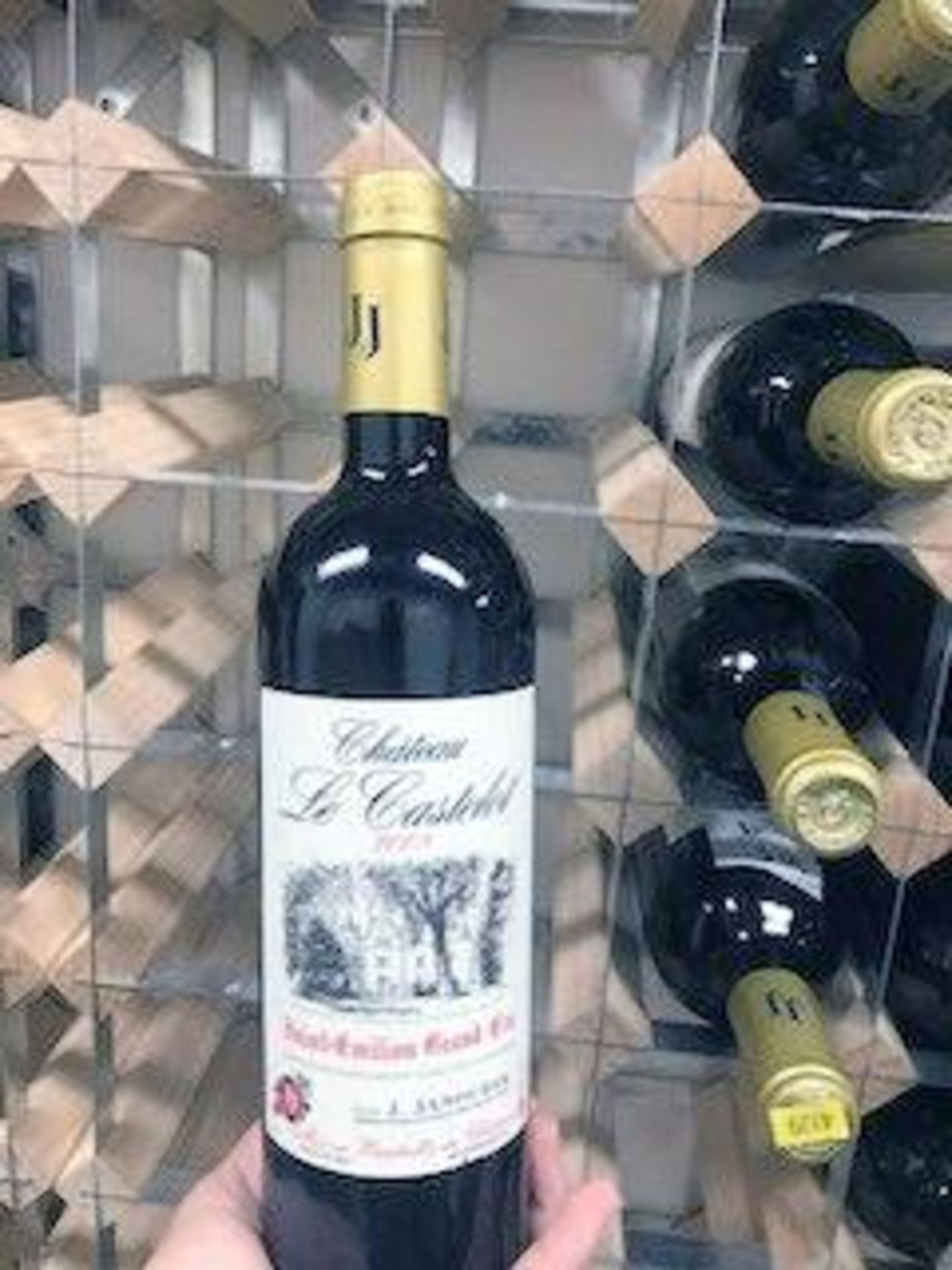 Red Wine - -Chateau Haut Castelot St Emilion 2008 1 X Bottle Bin Number (4104)