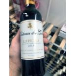 Red Wine - -2015 1/2 Chateau Du Cedre Cahors 375ml 1 X Bottle