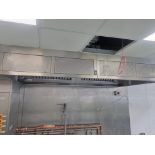 HMA Ventilation stainless steel canopy manufactured from 304 grade Stainless Steel 275 x 150cm (