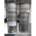 6 x Pacojet PACOTIZING BEAKERS