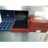 Various tea display boxes - East India and Whitard