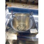 Stainless steel hand wash basin