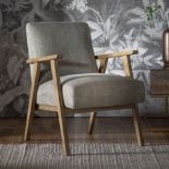 Neyland Armchair Pebble Linen This stunning Neyland Pebble Linen Armchair offers a comfortable place