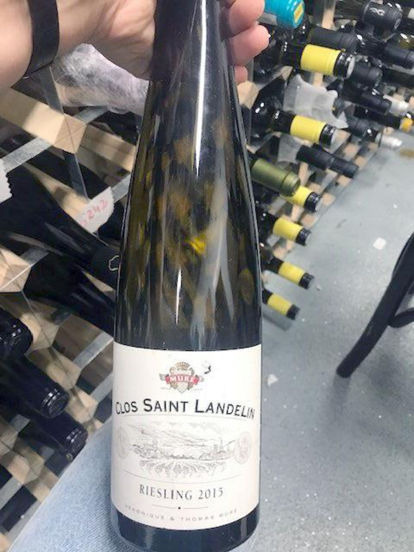 White Wine --Clos Saint Landelin Riesling 2015 1 X Bottle Bin Number (2147/2015)