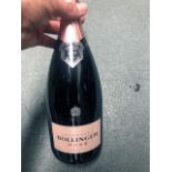 Champagne -Bollinger Brut Rose 750 Ml 1 X Bottle Bin Number (1403)