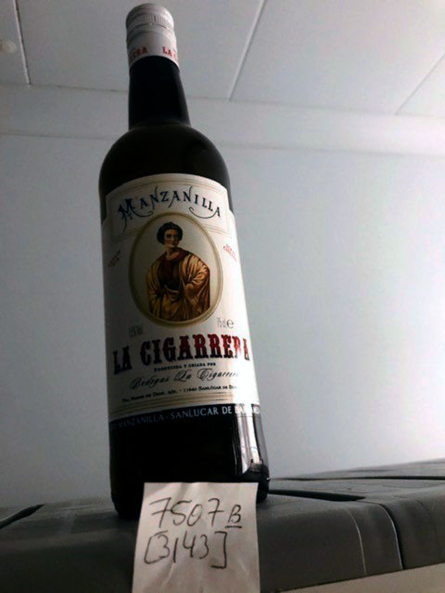 Fortified Wine - -Manzanilla La Cigarrera 750ml Nv 1 X Bottle Bin Number (7507)