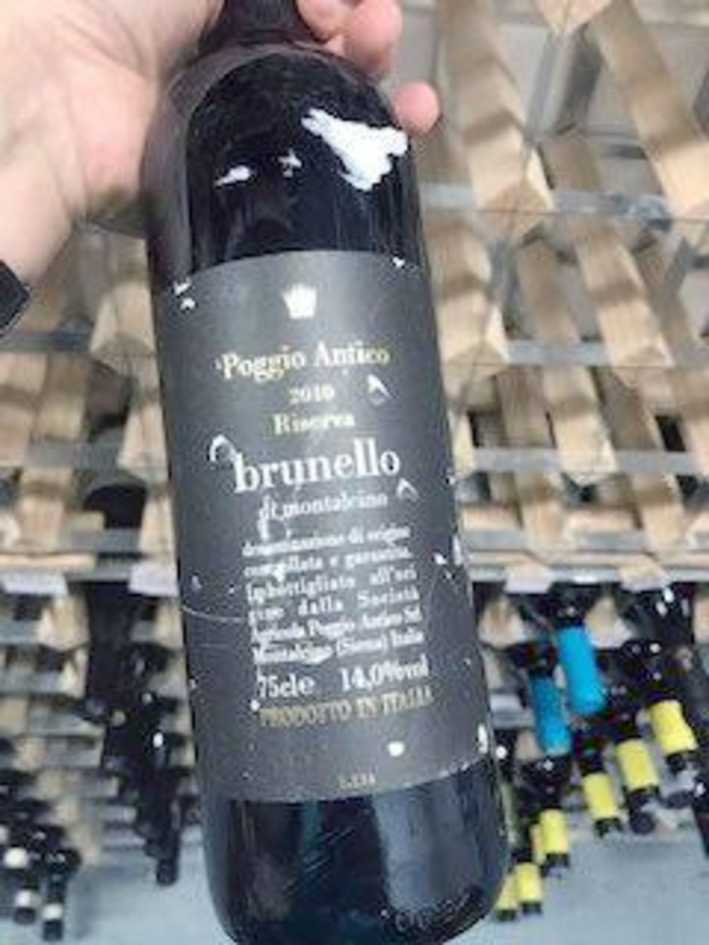 Red Wine - -Brunello Di Montalcino Riserva Poggio Antico 2010 1 X Bottle Bin Number (5229)