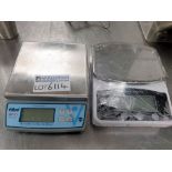 2 x countertop electronic scales