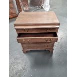 Arthur Brett 4 drawer chest with slide Height 63cm Width 58cm Depth 38cm