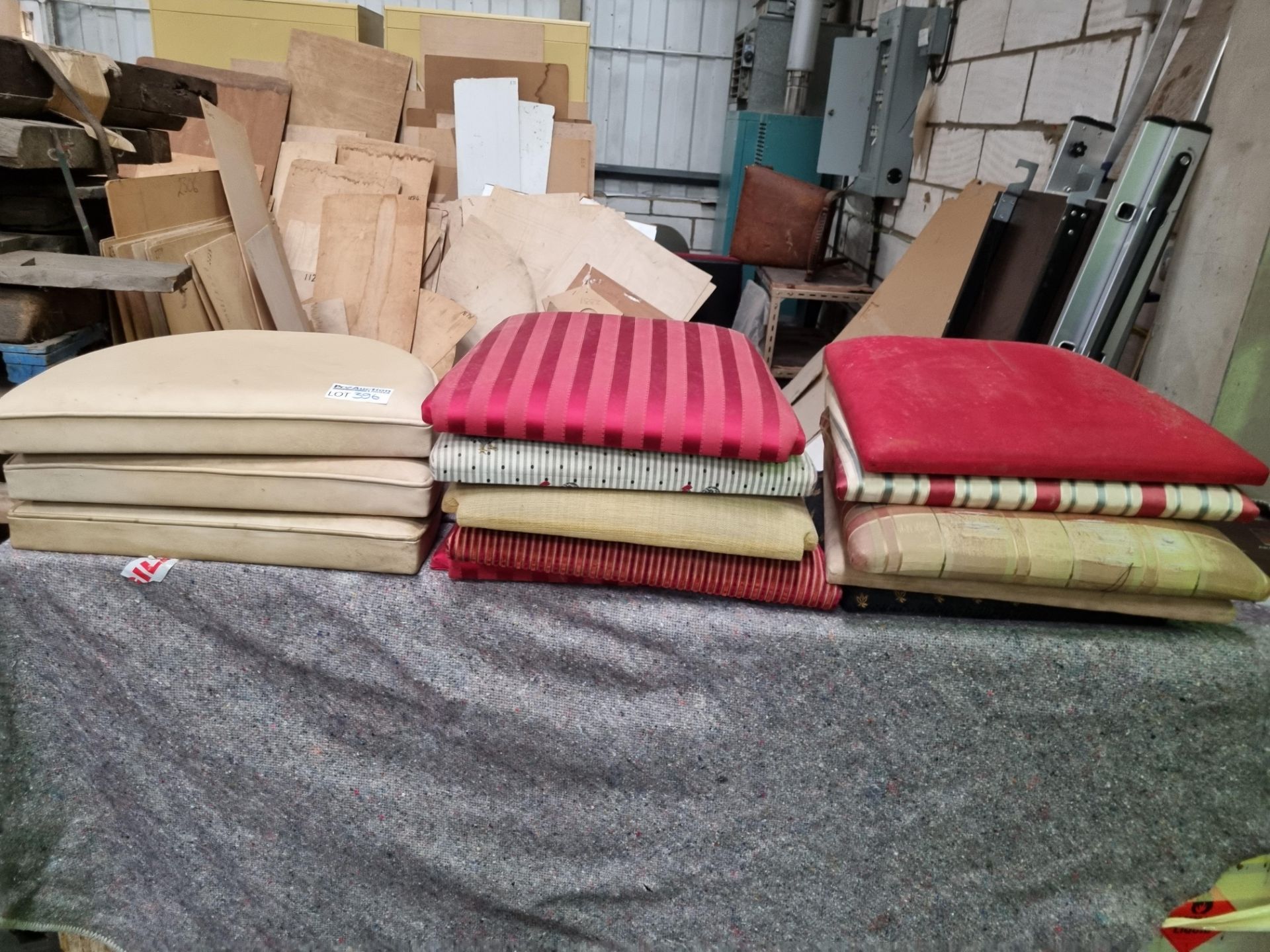Assortment of seat pads