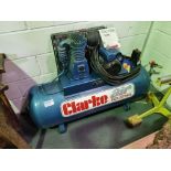 Clarke Air Compressor Model SE19C200 YOM 13 S/N 110490