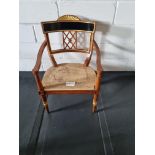 Arthur Brett Russian Arm Chair unupholstered Russian-Style Arm Chair A Stunning Cherrywood Dining