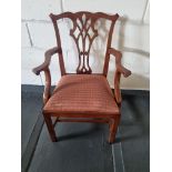 Arthur Brett Classic Mahogany Mid 18th Century Style Dining Chair With Restrained Elegant Lines