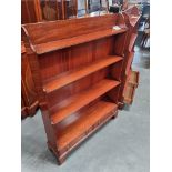 Arthur Brett Mahogany Standing Bookshelf To Have X Antique Finish Mahogany Standing Open Bookcase