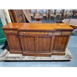 Arthur Brett Mahogany pop up TV Credenza unit Height 87cm Width 165cm Depth 50cm