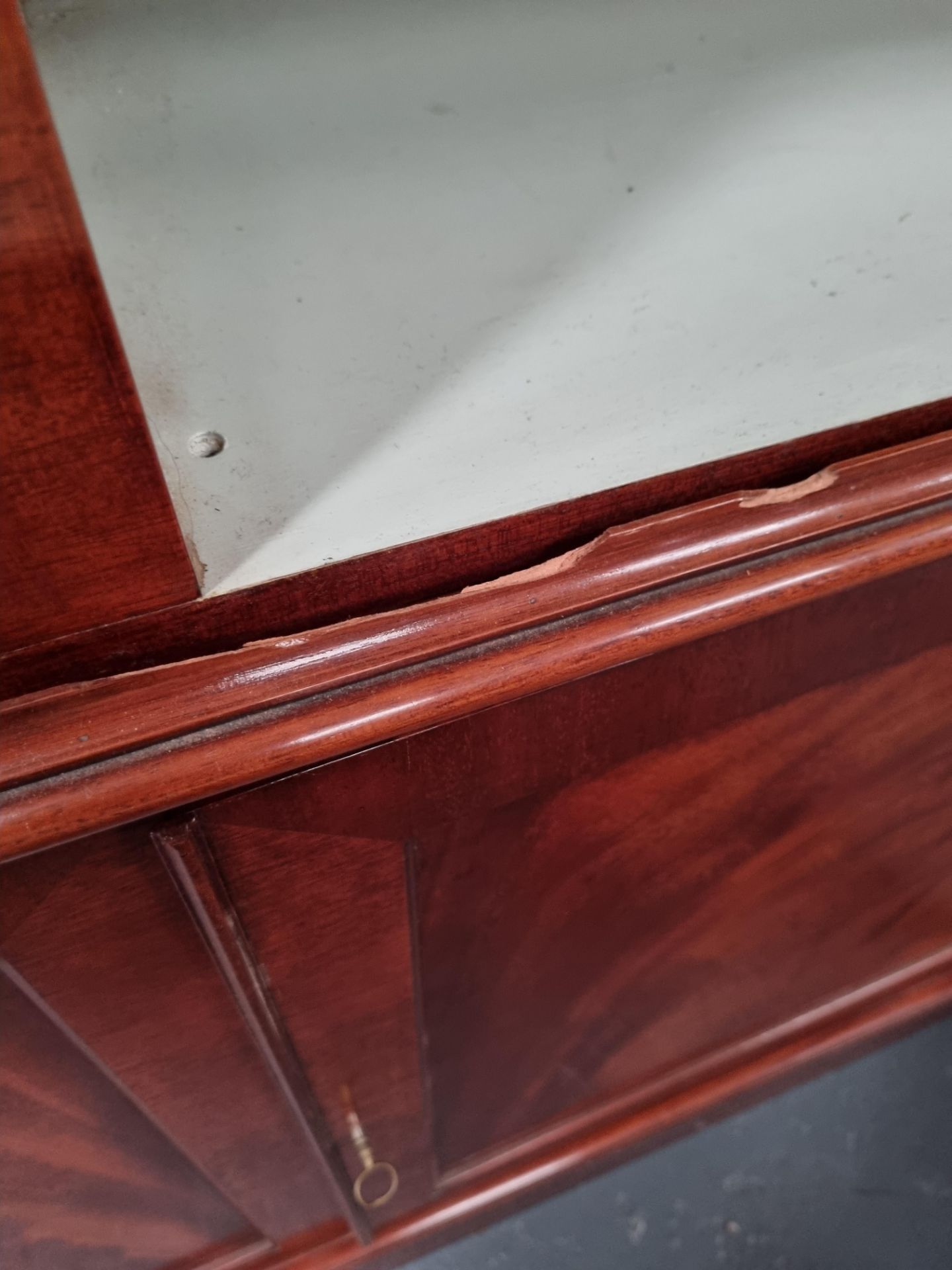 Arthur Brett George III Style Mahogany Open Bookcase Height 230cm Width 124cm Depth 35cm (wooden - Image 6 of 7