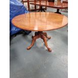 Arthur Brett Circular Dining Table Height 74cm Diameter 122cm