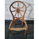 Arthur Brett Unupholstered & Unfinished Sunburst Side Chair George III Style The Unusual Design