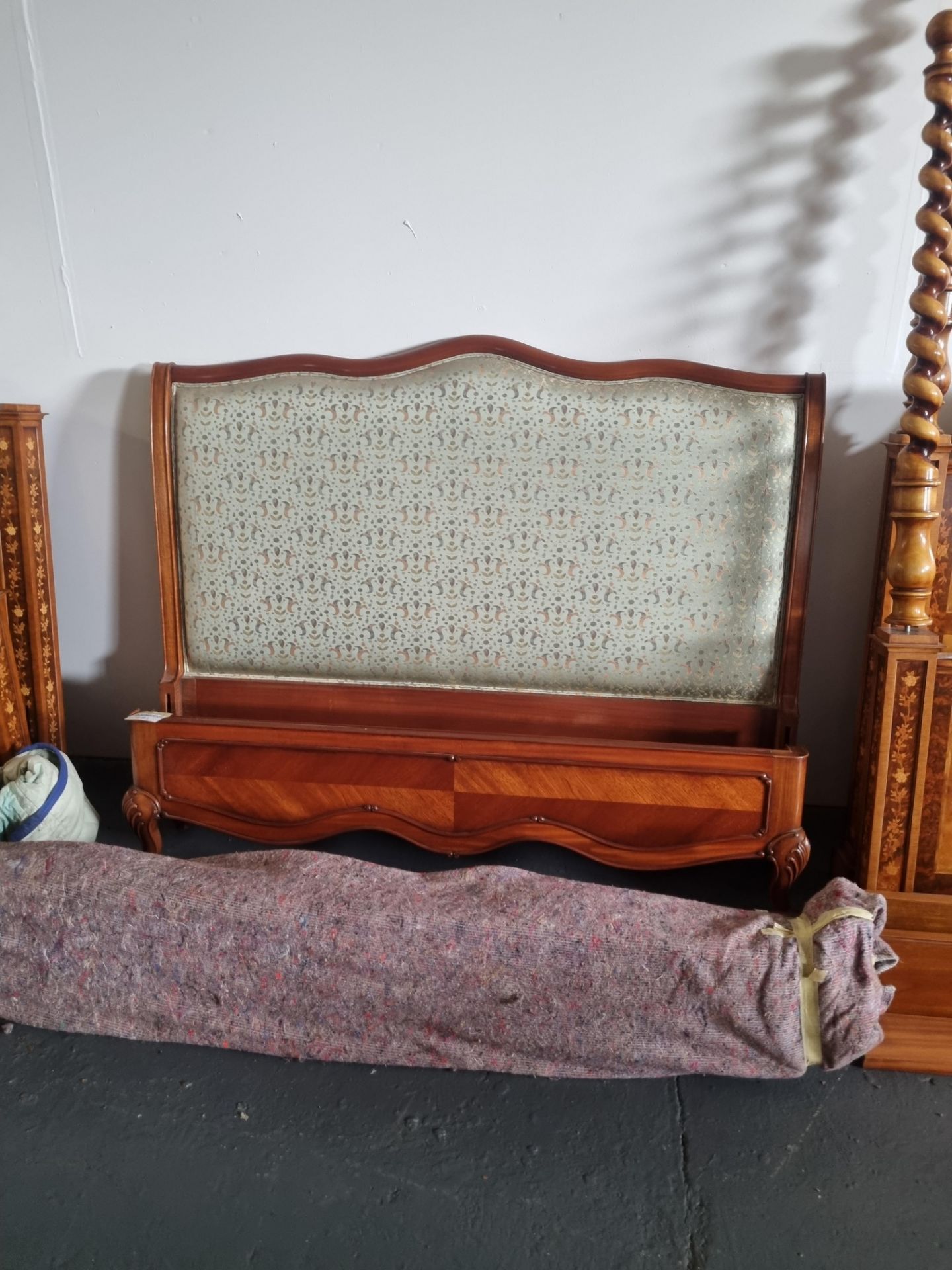 Arthur Brett Mahogany Bed As To Fit UK 5ft Height 131cm Width 165cm Length 222cm - Image 4 of 4