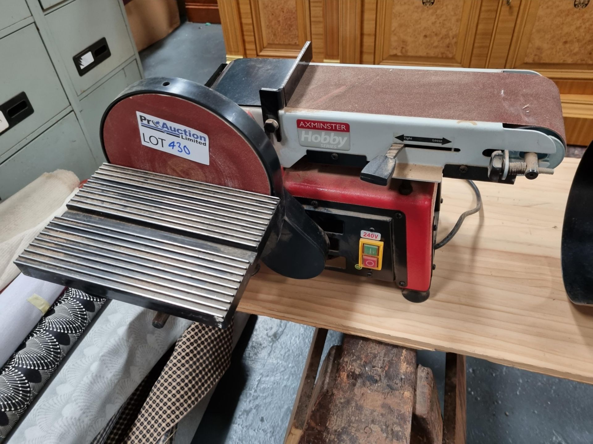 Axminster Hobby Series AS408 Belt & Disc Sander