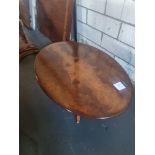 Needs Repair/Finishing Arthur Brett Mahogany Coffee Table On One Pedestal With Four Legs (Missing