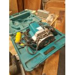 2 X Hand Tools Comprising Of; DEWALT DW700-L X MITRE Saw Type 1 & Makita Plunge Router 3612 X 110V
