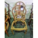 2 X Arthur Brett Unupholstered & Unfinished Sunburst Side Chair George III Style The Unusual