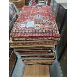 A Large Quantity Of David Salmon Carpet Samples 69cm X 125cm