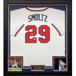 John Smoltz Signed And Framed Atlanta Braves Jersey JSA Baseball