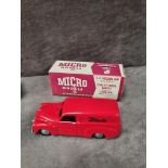 2x Micro models by Permission GM-Holdens ltd FJ Holden Van (Circa 19953-57) branded with