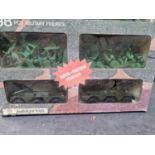 Trafalgar Toys #4619a Military Vehicle Set With 98 Piece Military Figures