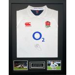 Elliot Daly Signed And Framed England Rugby Shirt Complete With Certificate Of Authenticity