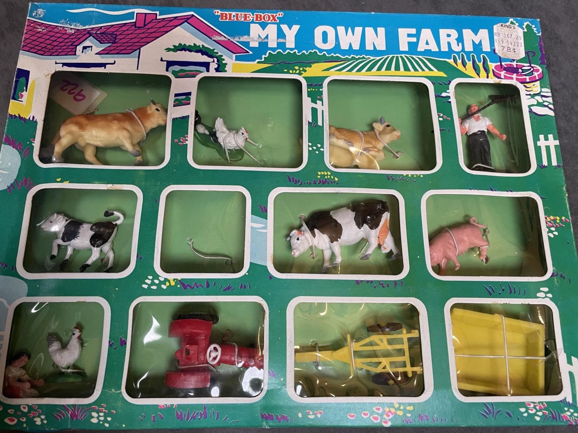 Blue-Box Product An Older Version #77394 My Own Farm On Sprues In Original Box Made In Hong Kong - Bild 2 aus 2