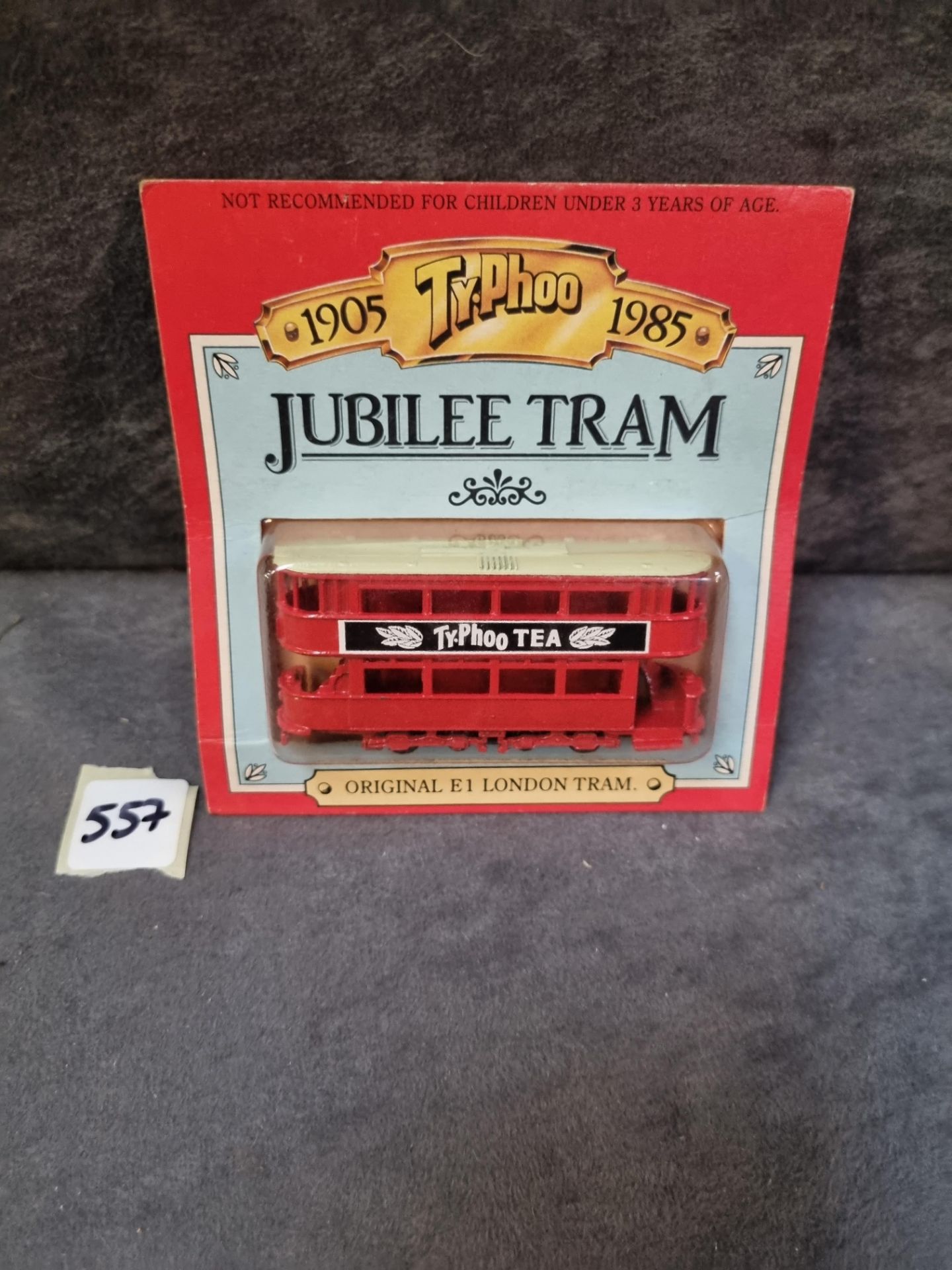 Typhoo Tea diecast original E1 London Tram in original bubble packaging - Bild 2 aus 2